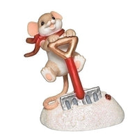 Charming Tails - Snow Shovel Figurine