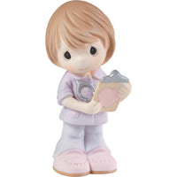 Precious Moments - Heart of Gold Doctor Nurse Medical Workers Porcelain Figurine 143030