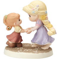 Precious Moments Disney - We Go Hand in Hand Rapunzel Tangled Figurine 154012