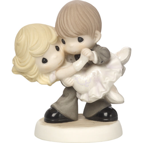 "Clearance Sale" Precious Moments - Dancing with My Star Love Couple Porcelain Figurine 171035