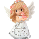 Precious Moments - Forever In My Heart Angel with Cardinal Bird Figurine 183428