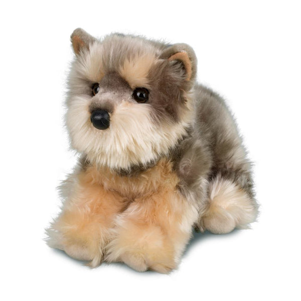 Plush Dog, Yonkers The Yorkie, Douglas Toys, Black and Brown