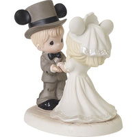Precious Moments x Disney Showcase - Happily Ever After with You Mickey Wedding Figurine 191061