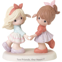 Precious Moments - Two Friends, One Heart Sisters Dancing Porcelain Figurine 192001