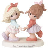 Precious Moments - Two Friends, One Heart Sisters Dancing Porcelain Figurine 192001