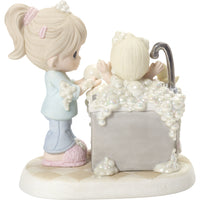 Precious Moments - Treasure Every Moment Baby Bathing Porcelain Figurine 192018