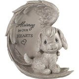 Precious Moments - Always In Our Hearts Dog Memorial Garden Stone Figurine