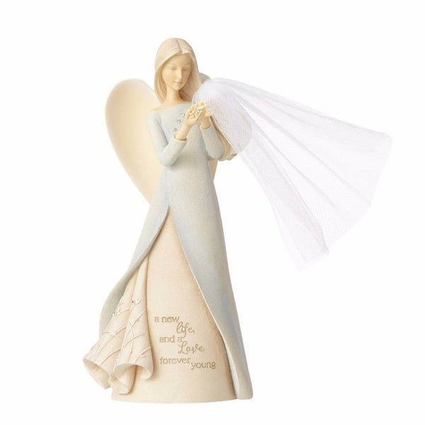 Foundations - Bless the Bride Angel Figurine 6000787