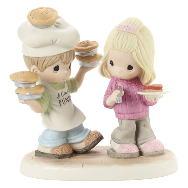 "Sale" Precious Moments - I Only Have Pies for You Love Porcelain Figurine 201032
