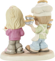 "Sale" Precious Moments - I Only Have Pies for You Love Porcelain Figurine 201032