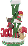"Sale" Precious Moments - Feliz Navi-dog LED Musical Christmas Holiday Dogs Figurine 201108