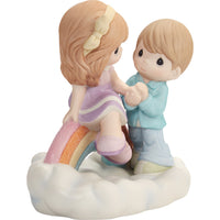Precious Moments - You're My Rainbow Amoung The Clouds Figurine 202004
