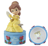 Precious Moments Disney - True Beauty Is Found Within Covered Box Belle Beauty and The Beast Figurine 202038