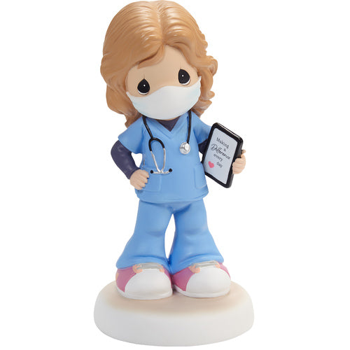 Precious Moments - You're My Hero Female Doctor Medical Healthcare Nurse Worker Figurine 202430
