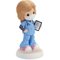 Precious Moments - You're My Hero Female Doctor Medical Healthcare Nurse Worker Figurine 202430