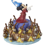 Precious Moments x Disney Showcase - Mickey Mouse Dream A Fantastic Dream Rotating Musical Fantisia Figurine 202706