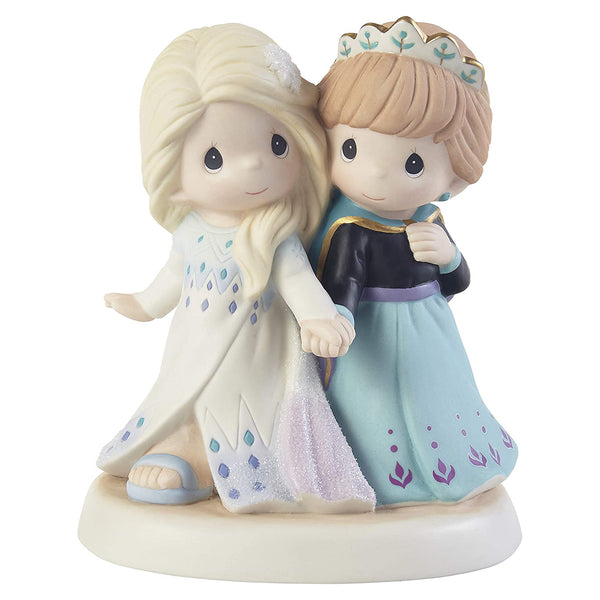 Precious Moments x Disney Showcase - Together We're Strong Figurine Anna and Elsa Frozen Sisters 203063