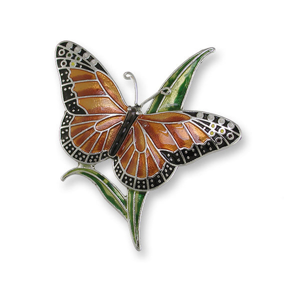Zarlite by Zarah Co - Monarch Butterfly Brooch Pin