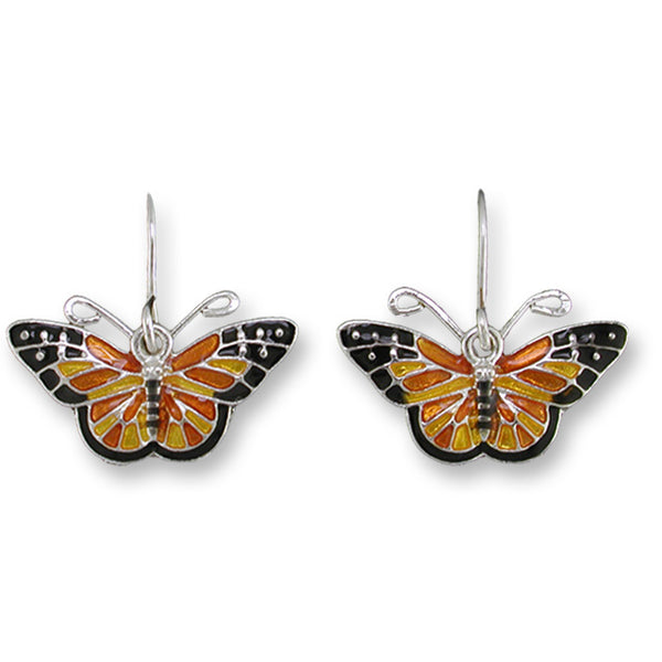 Zarlite by Zarah Co - Monarch Butterfly Dangle Drop Earrings 2136Z1
