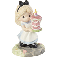Precious Moments Disney - Wishing You A Happy Birthday Alice In Wonderland Figurine 211024