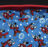Loungefly Disney - Mickey Mouse Fantasia Sorcerer Crossbody Shoulder Handbag WDTB2119