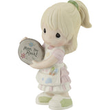 "Sale" Precious Moments - Mom, U Rock! Girl Porcelain Figurine 213005