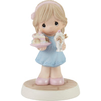 Precious Moments - Hoping Your Birthday Is Extra Sweet Porcelain Figurine 213009