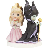 Precious Moments Disney - May Kindness Abound Aurora & Maleficent Porcelain Figurine 213018