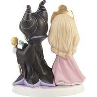 Precious Moments Disney - May Kindness Abound Aurora & Maleficent Porcelain Figurine 213018