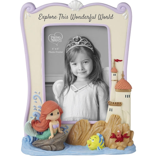 Precious Moments x Disney Showcase - Explore This Wonderful World Ariel Flounder Photo Frame 213408