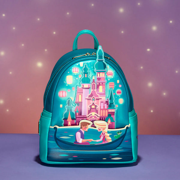Disney Princess Tangled Castle Glow Mini Backpack