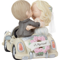 Precious Moments - On The Road To Forever Just Married Newlywed Porcelain Figurine 222011