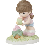 Precious Moments - All Things Grow With Love Garden Porcelain Figurine 222014