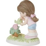 Precious Moments - All Things Grow With Love Garden Porcelain Figurine 222014