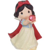 Precious Moments x Disney - And So The Fairy Tale Begins Snow White with Red Apple Figurine 222027