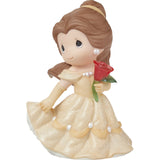 Precious Moments Disney - An Enchanting Moment Awaits Disney Belle with Red Rose Figurine 222028