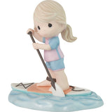 "Sale" Precious Moments - Perfectly Balanced SUP Stand Up Paddle Porcelain Figurine 223004