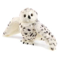 "Sale" Folkmanis - Snowy Owl Puppet Plushie 2236