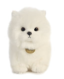 Aurora - White Pomeranian Plush Toy PomPom Dog 26278
