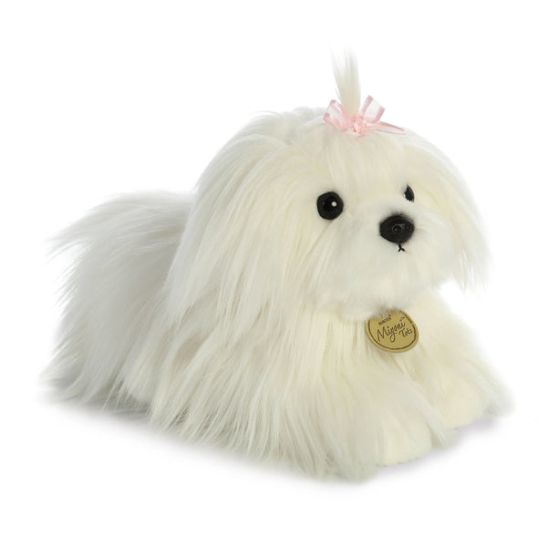 Aurora - Maltese Plush Toy Stuffed Dog Plushie 26372
