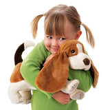 "Sale" Folkmanis - Basset Hound Hand Puppet Plushie 2919