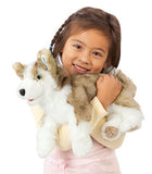 Folkmanis - Wolf Pup Hand Stage Puppet Plush Toy 2994