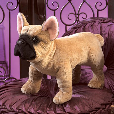 Folkmanis - French Bulldog Hand Stage Puppet Plush Toy 3066