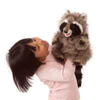 Folkmanis - Raccoon Hand Puppet Plush Toy 3075