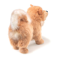 "Sale" Folkmanis - Pomeranian Hand Puppet Dog Plushie 3139