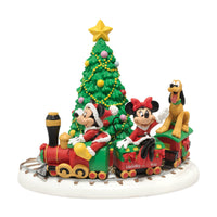 Village Disney Showcase - Mickey's Holiday Express Pluto Minnie Mouse Figurine 4020326