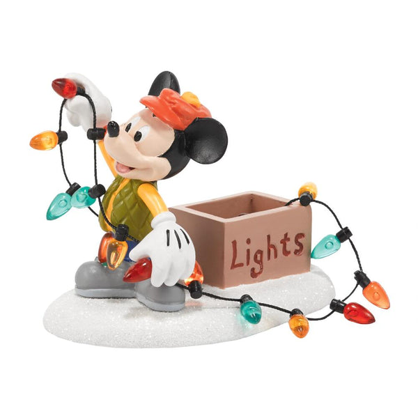 Village Disney Showcase - Mickey Lights Up Christmas Figurine 4038634