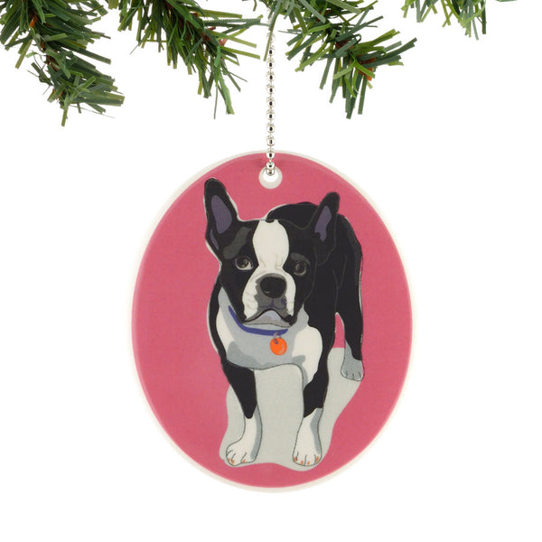 "Sale" Go Dog Ornament by Paper Russell - Boston Terrier 4039517