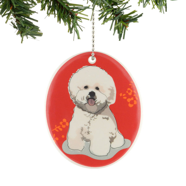 "Sale" Go Dog Ornament by Paper Russell - Bichon Frise 4039519