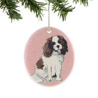 "Sale" Go Dog Ornament by Paper Russell - King Cavalier Spaniel 4039528